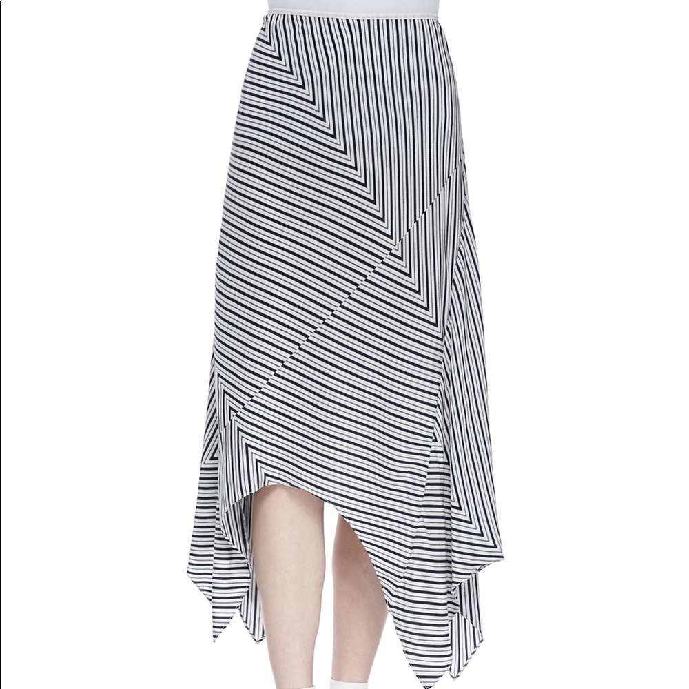 Joie asymmetrical midi skirt